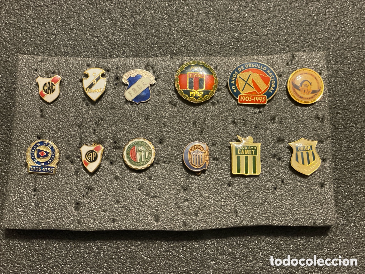 Coleccionismo deportivo: LOTE 9 DE 12 PINS DE ARGENTINA - Foto 1