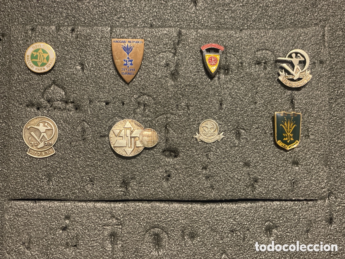 Coleccionismo deportivo: LOTE 3 DE 8 PINS DE ISRAEL - Foto 1