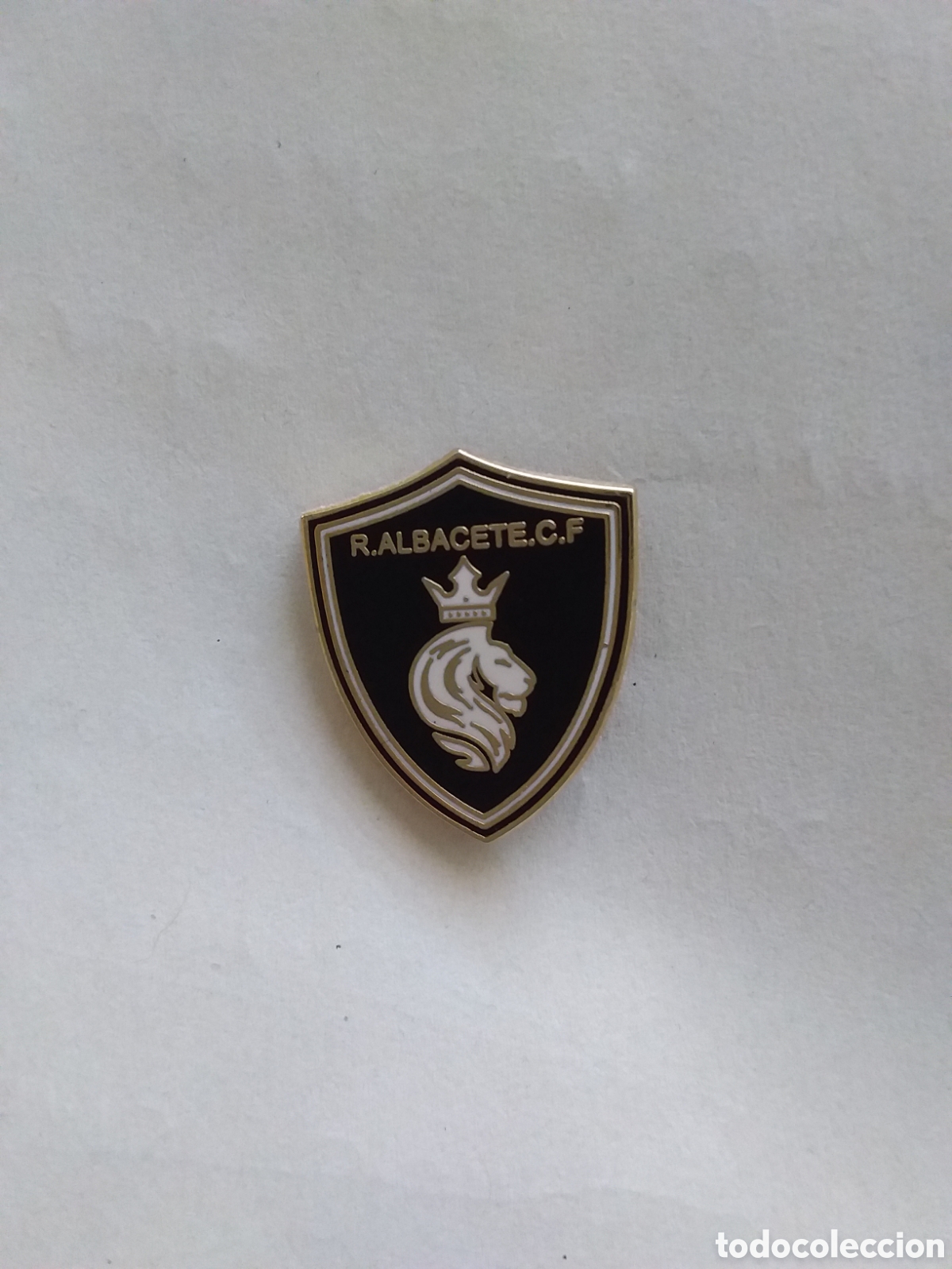 Coleccionismo deportivo: Pin - Real Albacete Club de F&uacute;tbol ( Albacete)
