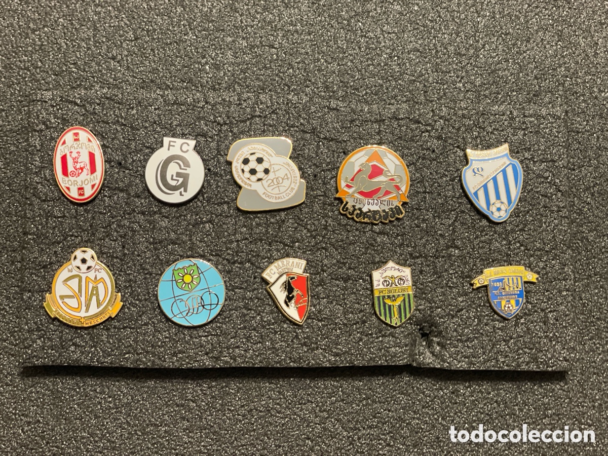 Coleccionismo deportivo: LOTE 4 DE 10 PINS DE GEORGIA - Foto 1