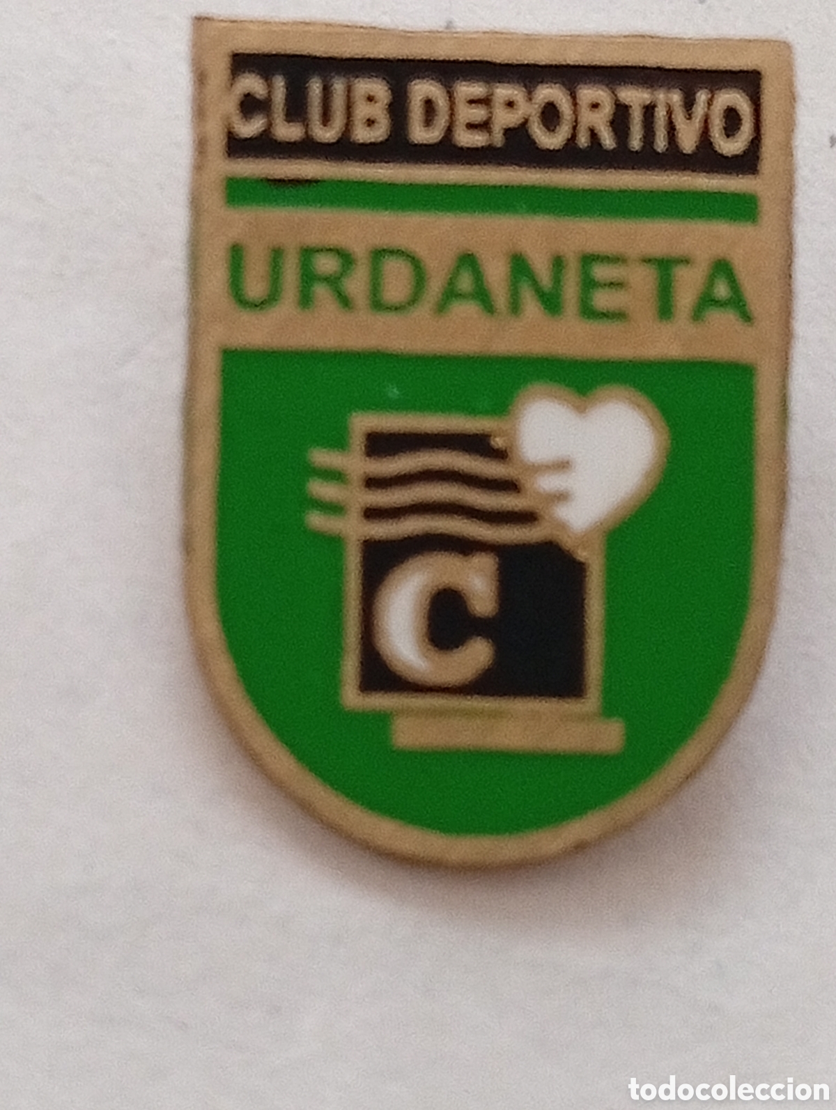 Coleccionismo deportivo: Pin - Club Deportivo Urdaneta ( Vizcaya)