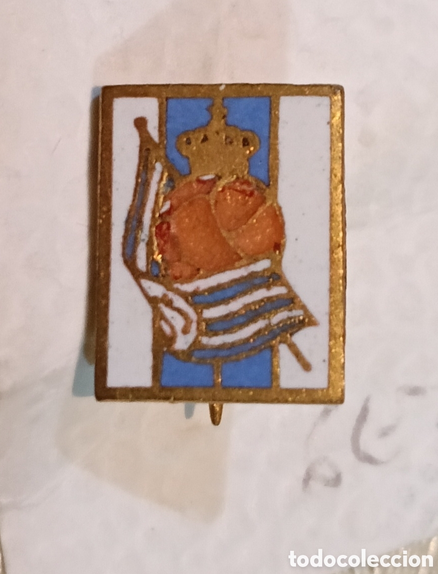 Colecionismo desportivo: Insignia, pin de aguja, Real sociedad