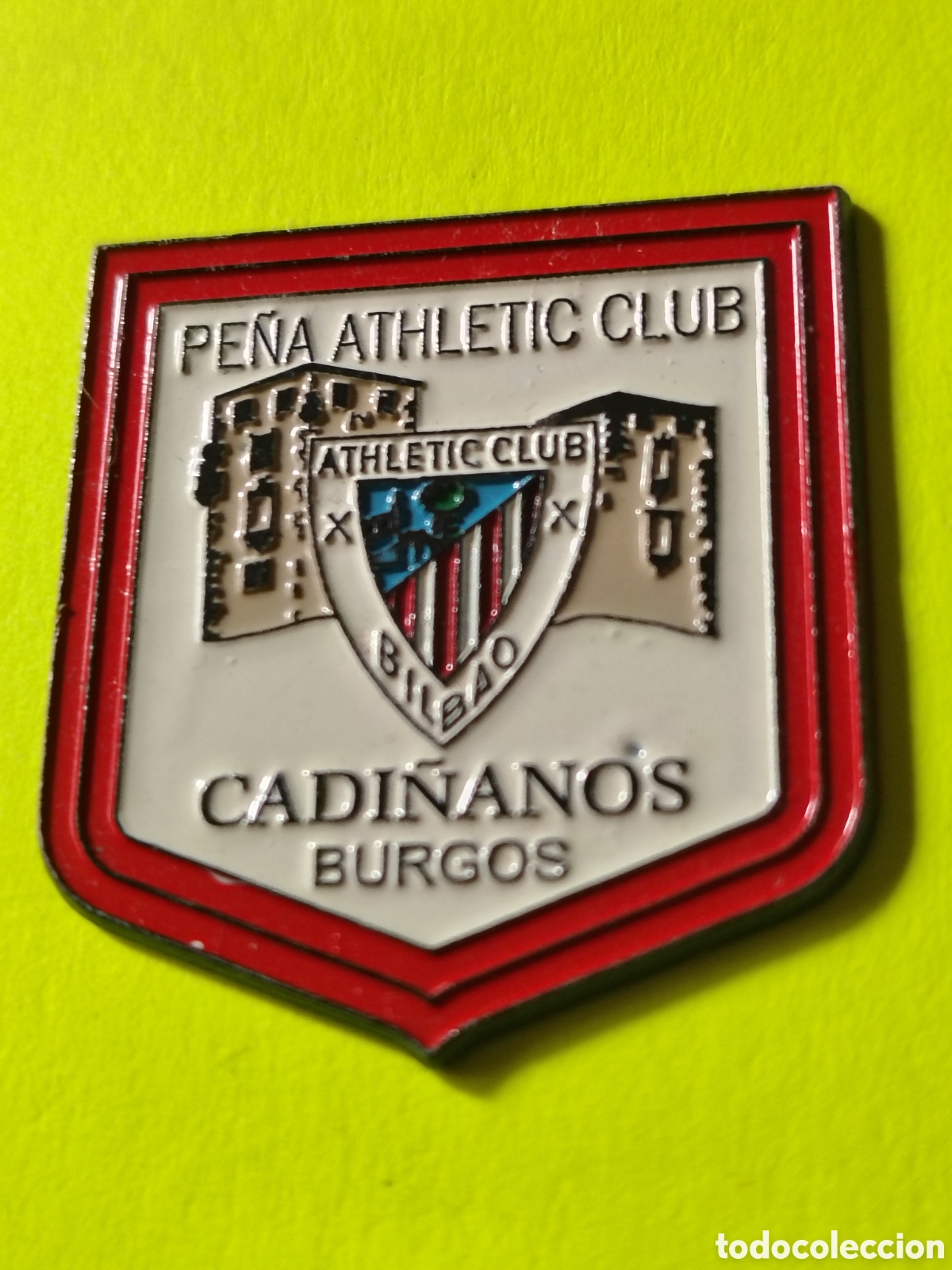 Sammelleidenschaft Sport: PIN FUTBOL, PE&Ntilde;A ATL&Eacute;TIC BILBAO CADI&Ntilde;ANOS, BURGOS