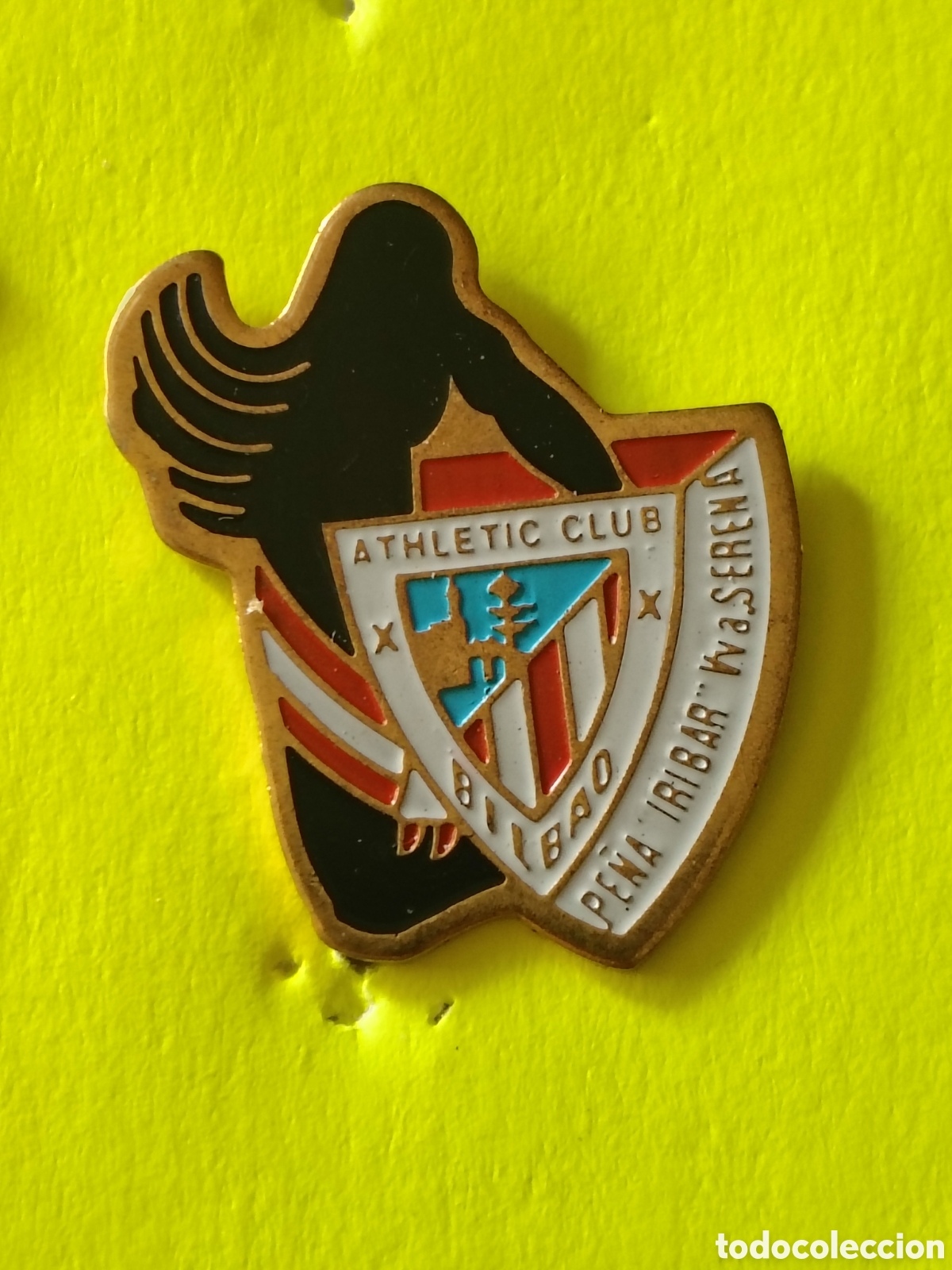 Collezionismo sportivo: PIN FUTBOL ATHLETIC DE BILBAO , PE&Ntilde;A IRIBAR
