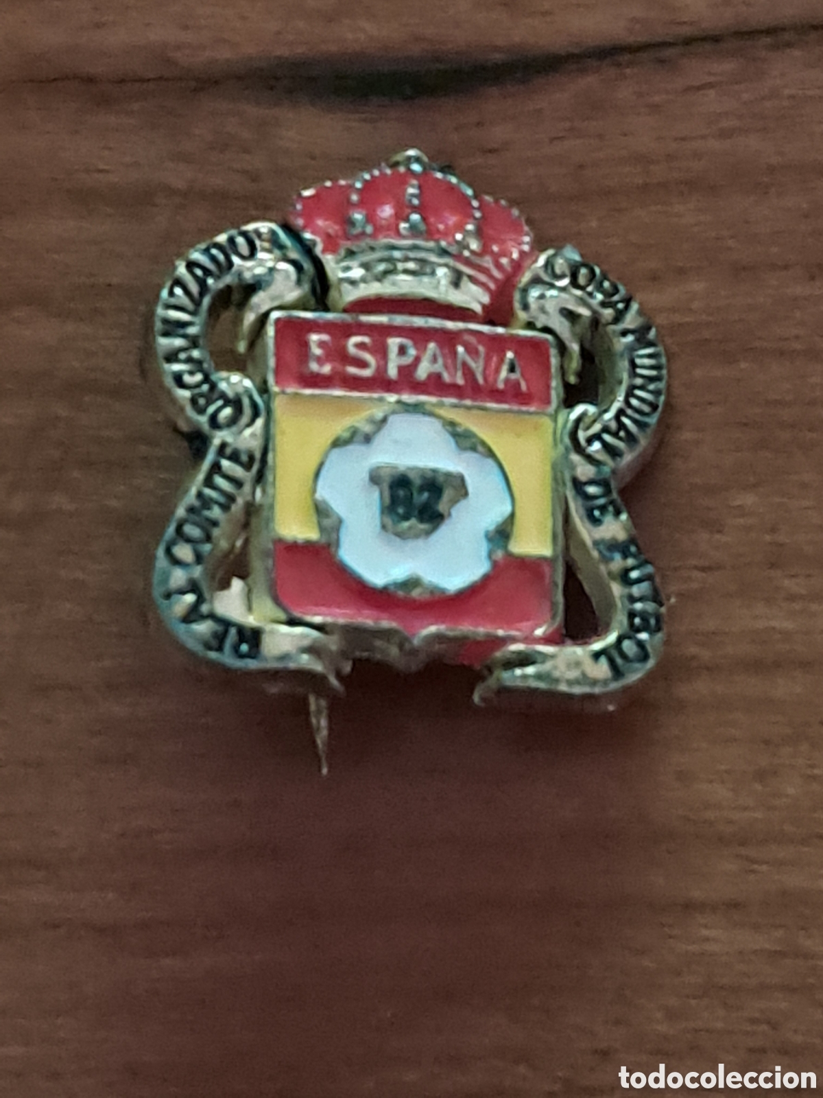 Colecionismo desportivo: Insignia Espa&ntilde;a,mundial de f&uacute;tbol 1982
