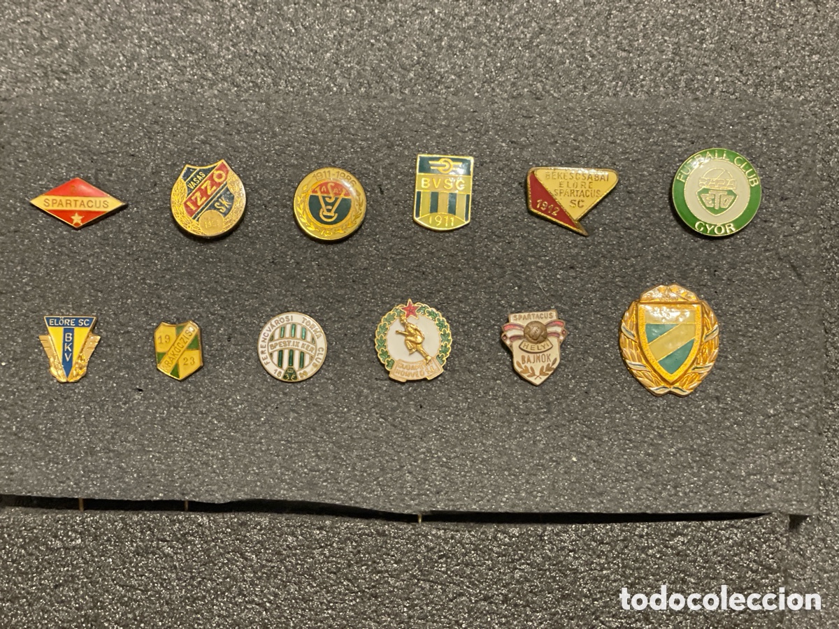 Coleccionismo deportivo: LOTE 2 DE 12 PINS DE HUNGR&Iacute;A - Foto 1