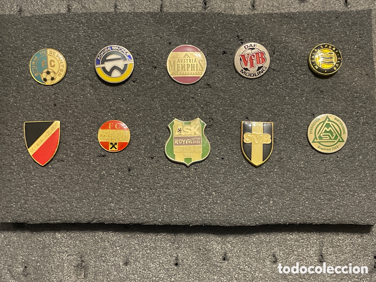 Sports collectibles: LOTE 3 DE 10 PINS DE AUSTRIA