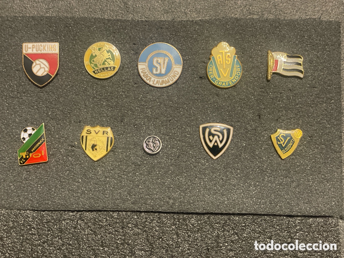Sports collectibles: LOTE 4 DE 10 PINS DE AUSTRIA