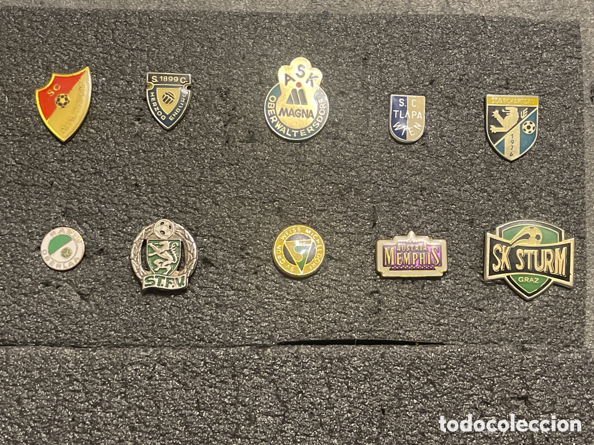 Sports collectibles: LOTE 10 DE 10 PINS DE AUSTRIA