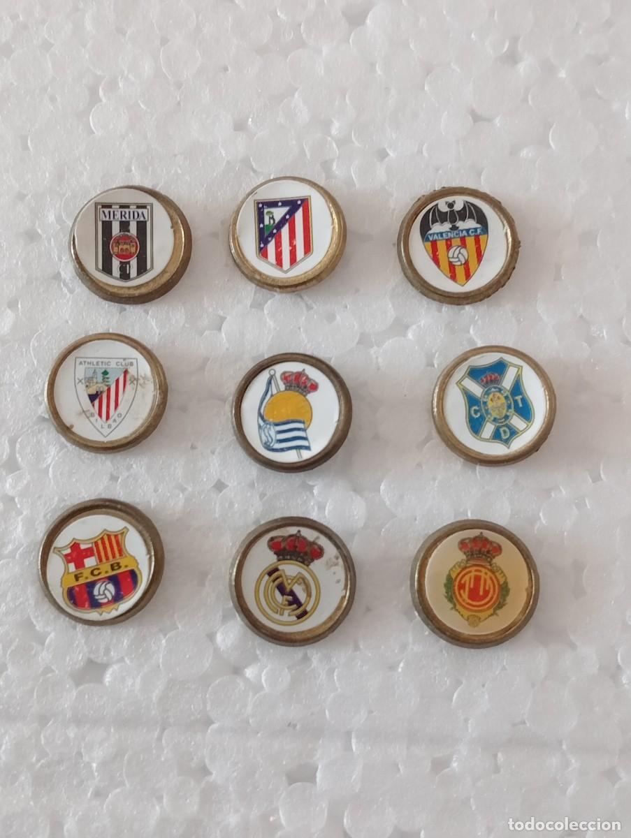 Collezionismo sportivo: PINS ESCUDOS EQUIPOS DE FUTBOL PRIMERA DIVISI&Oacute;N ESPA&Ntilde;OLA, TAMA&Ntilde;O MINI , MINIATURA PEQUE&Ntilde;OS