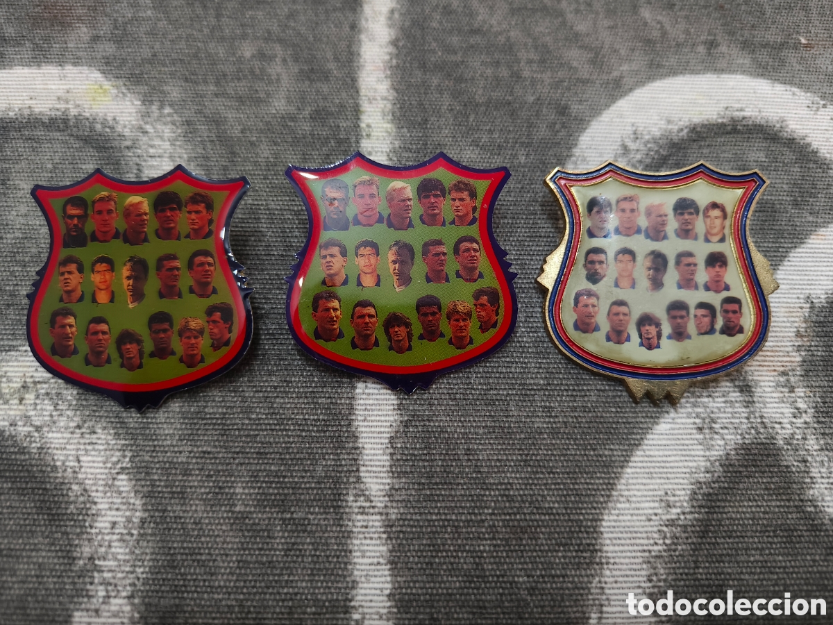 Coleccionismo deportivo: Escudo Bar&ccedil;a temporada 93-94 - Foto 1