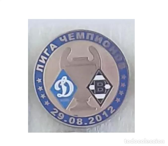 Sammelleidenschaft Sport: Badge Pin: UEFA Champions League 2012-13 Dynamo Kyiv Ukraine - VfL Borussia Monchengladbach Germany