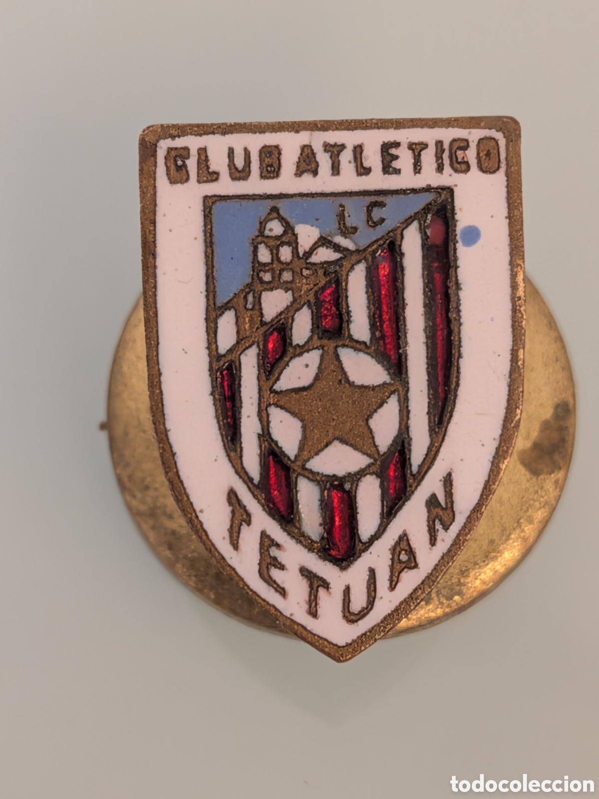 Coleccionismo deportivo: CLUB ATLETICO TETUAN INSIGNIA COLECCI&Oacute;N