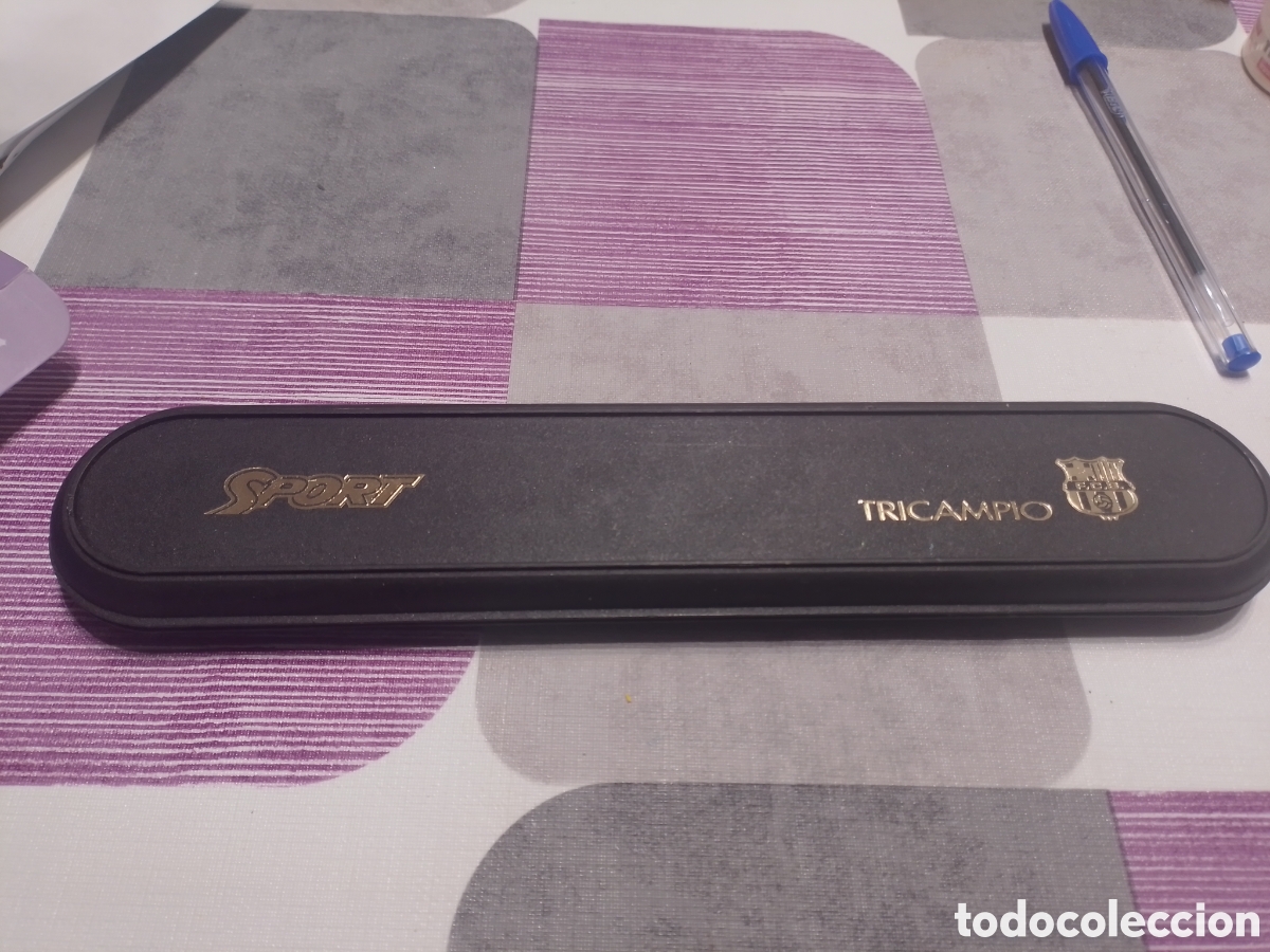 Coleccionismo deportivo: funda de pins tricampio - Foto 2