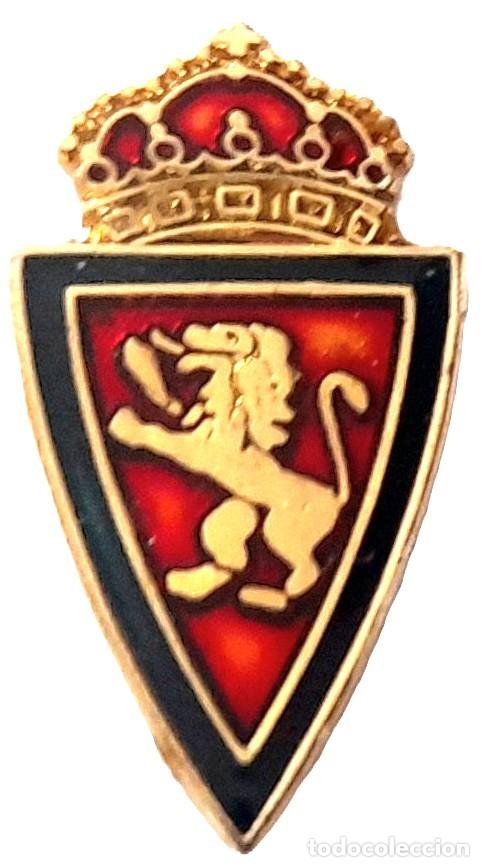 Coleccionismo deportivo: PIN REAL ZARAGOZA ESCUDO - Foto 1