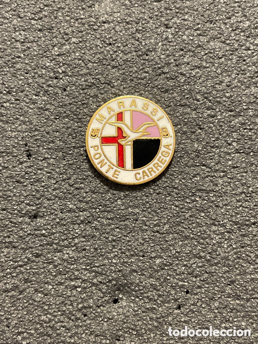 Coleccionismo deportivo: Pin 56 U.S. MARASSI - Ponte Carrega, G&eacute;nova