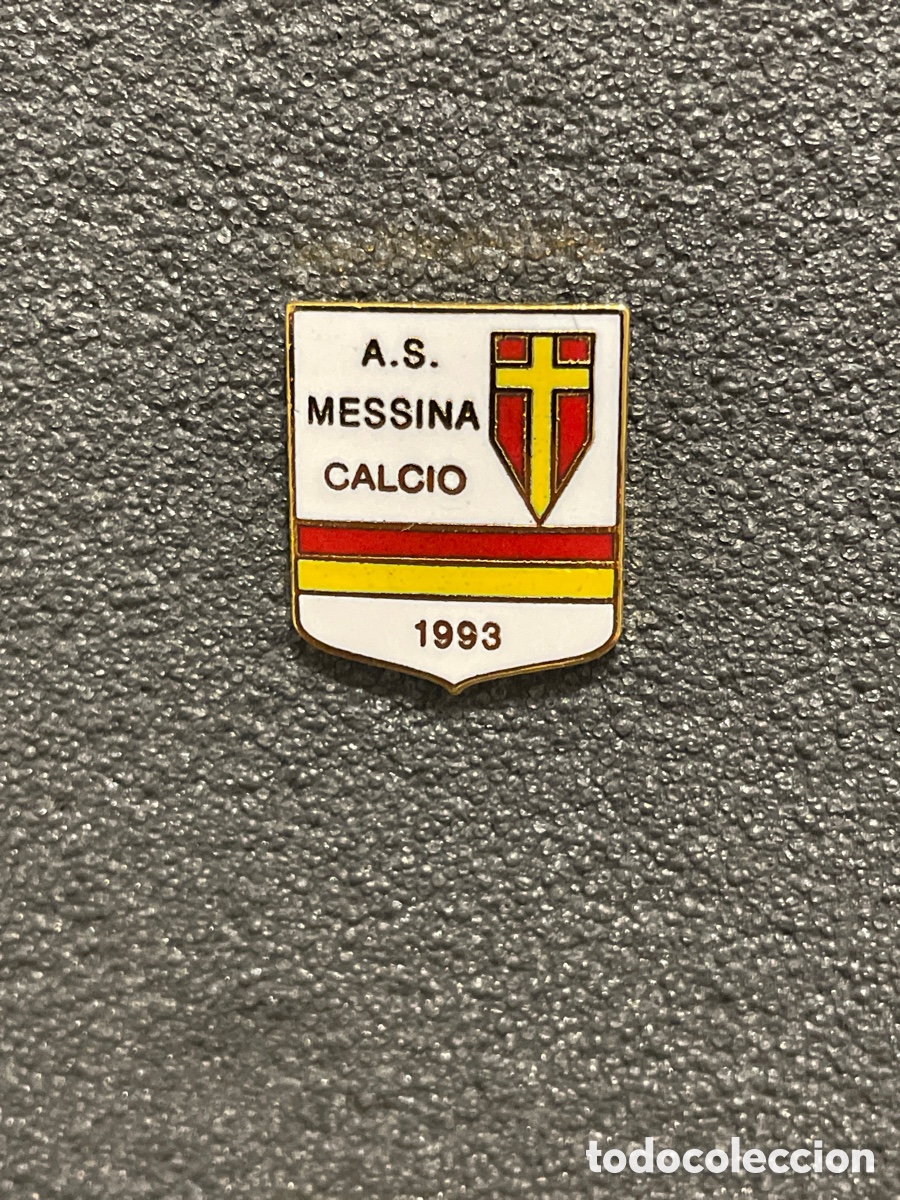 Coleccionismo deportivo: Pin 94 A.S. MESSINA CALCIO - Messina, Sicilia