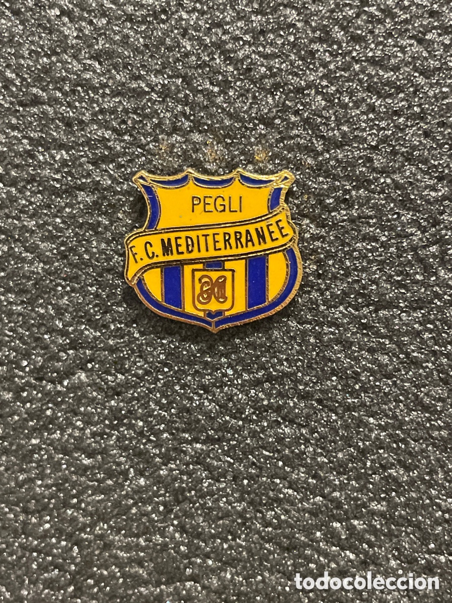 Sammelleidenschaft Sport: Pin 111 F.C. MEDITERRANEE - Pegli, G&eacute;nova