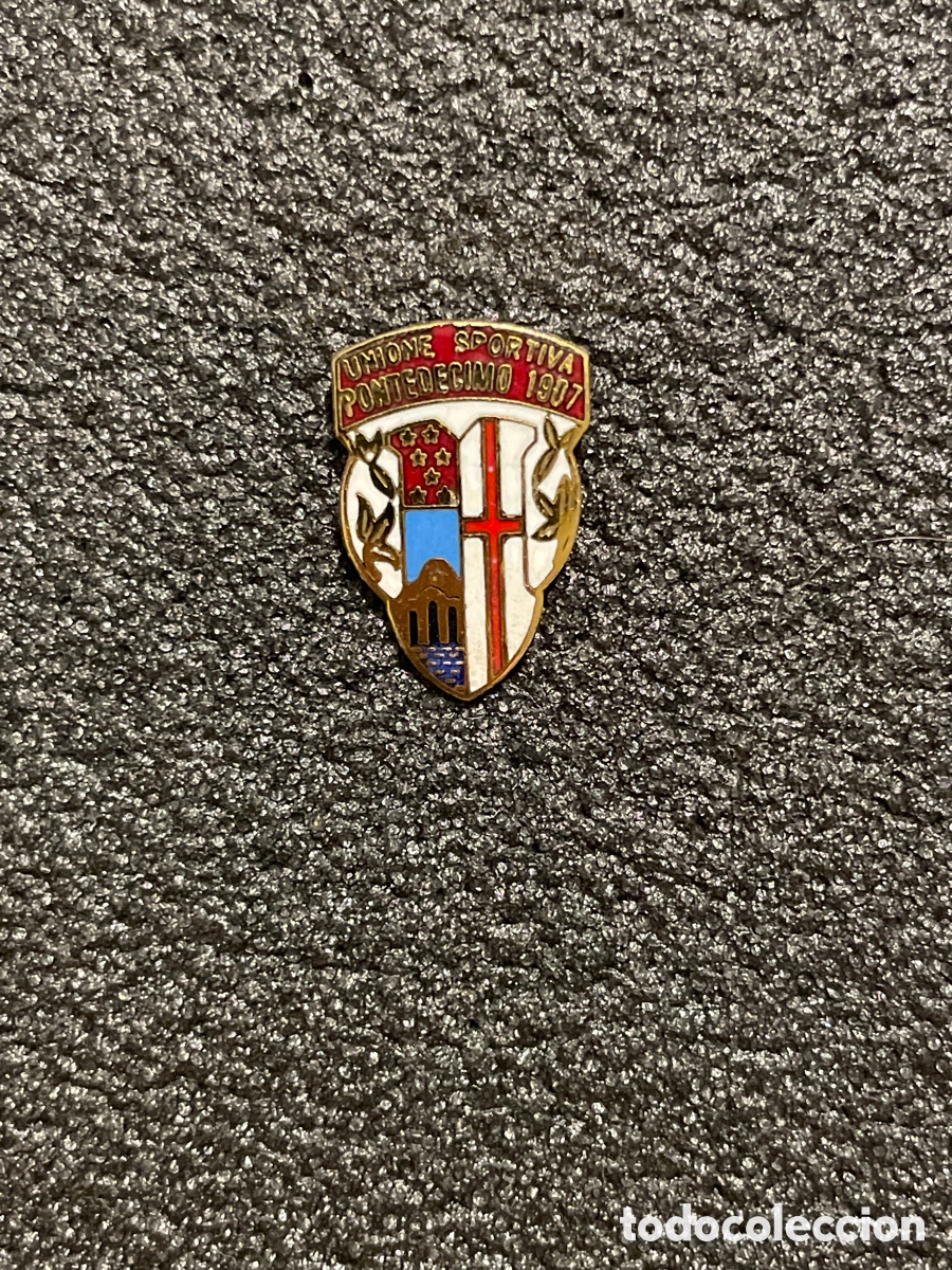 Coleccionismo deportivo: Pin 177 U.S. PONTEDECIMO - G&eacute;nova