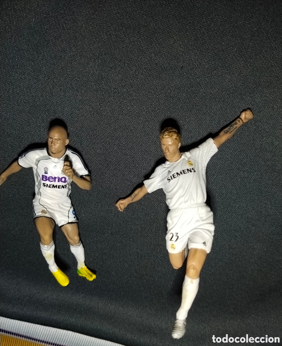 Collectionnisme sportif: Pack 2 figuras Ronaldo y Beckham