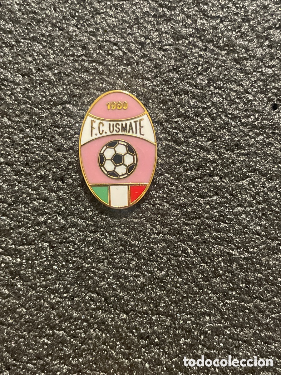 Coleccionismo deportivo: Pin 198 F.C. USMATE - Usmate Velate