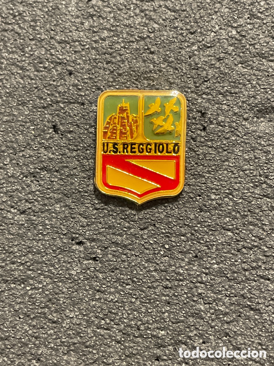 Coleccionismo deportivo: Pin 213 U.S. REGGIOLO - Reggiolo
