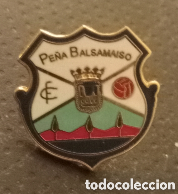 Coleccionismo deportivo: PIN F&Uacute;TBOL PE&Ntilde;A BALSAMAIANO