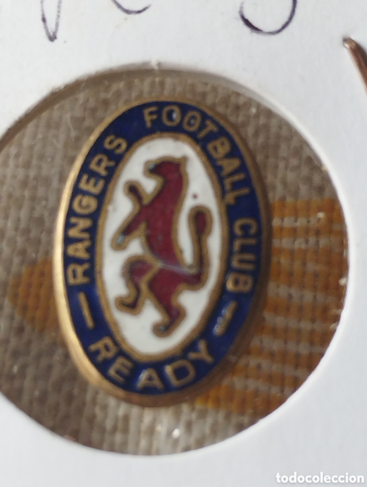 Coleccionismo deportivo: Rangers Football Club Ready pin