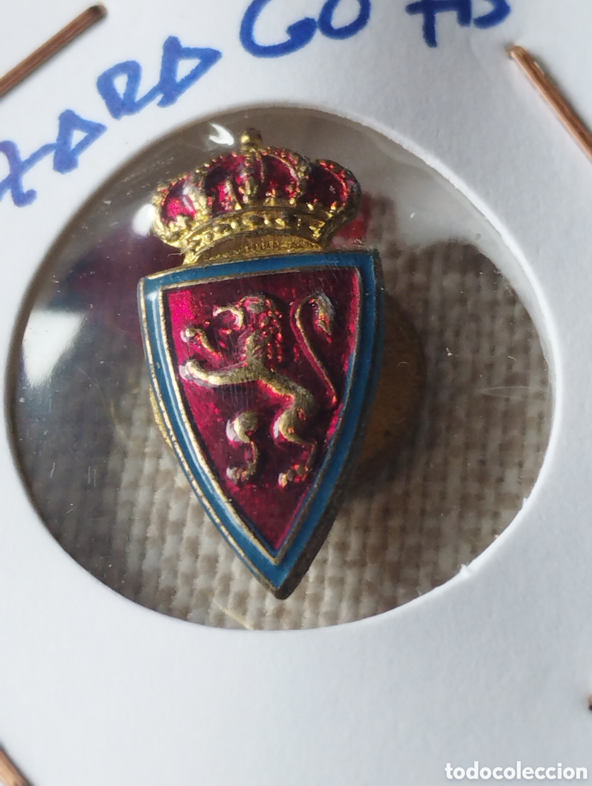 Coleccionismo deportivo: Ins&iacute;gnia de solapa del Zaragoza