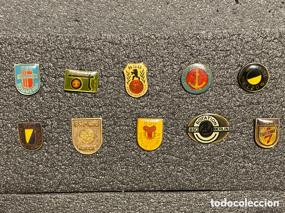 Coleccionismo deportivo: LOTE 4 DE 10 PINS DE ALEMANIA