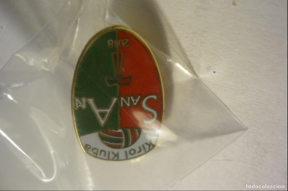 Coleccionismo deportivo: pin futbol federacion vasca sanan