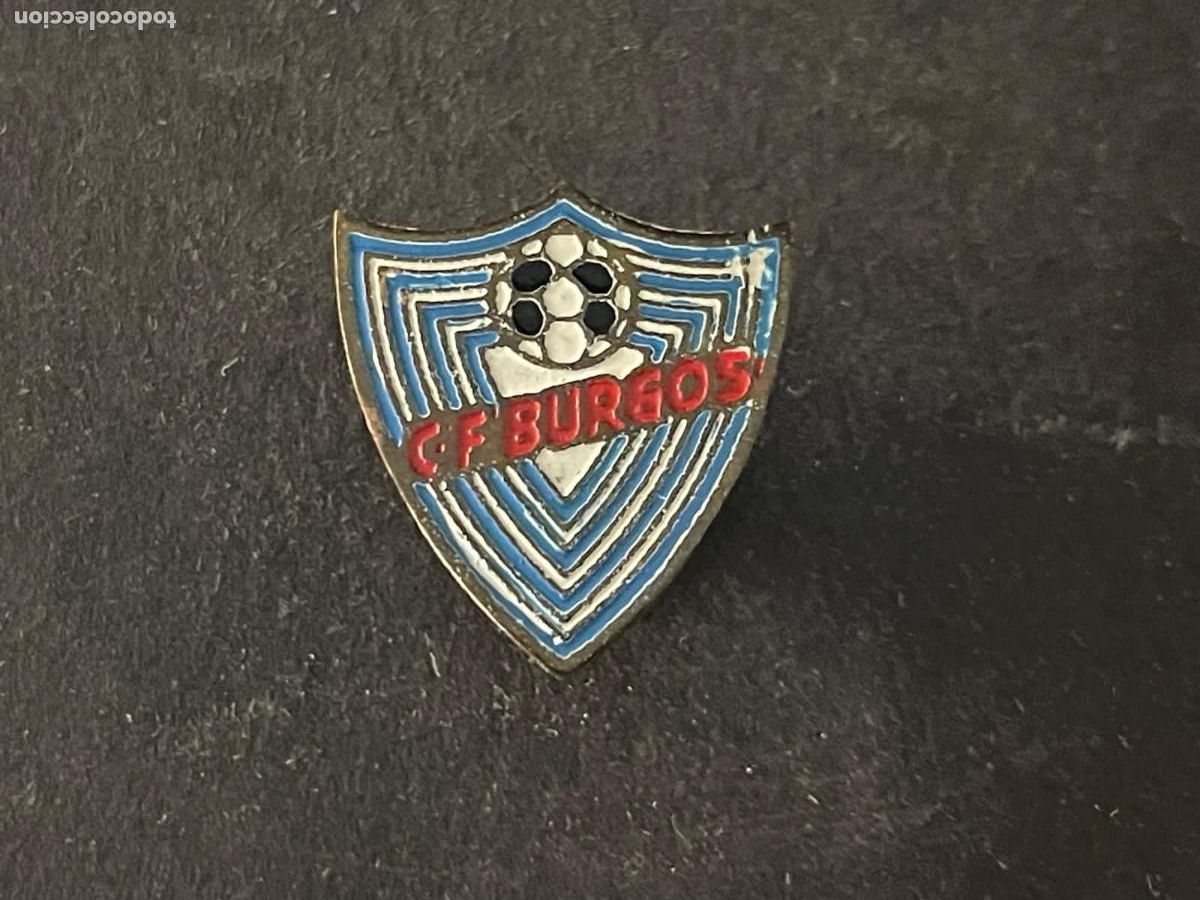 Coleccionismo deportivo: INSIGNIA DE SOLAPA CLUB FUTBOL BURGOS