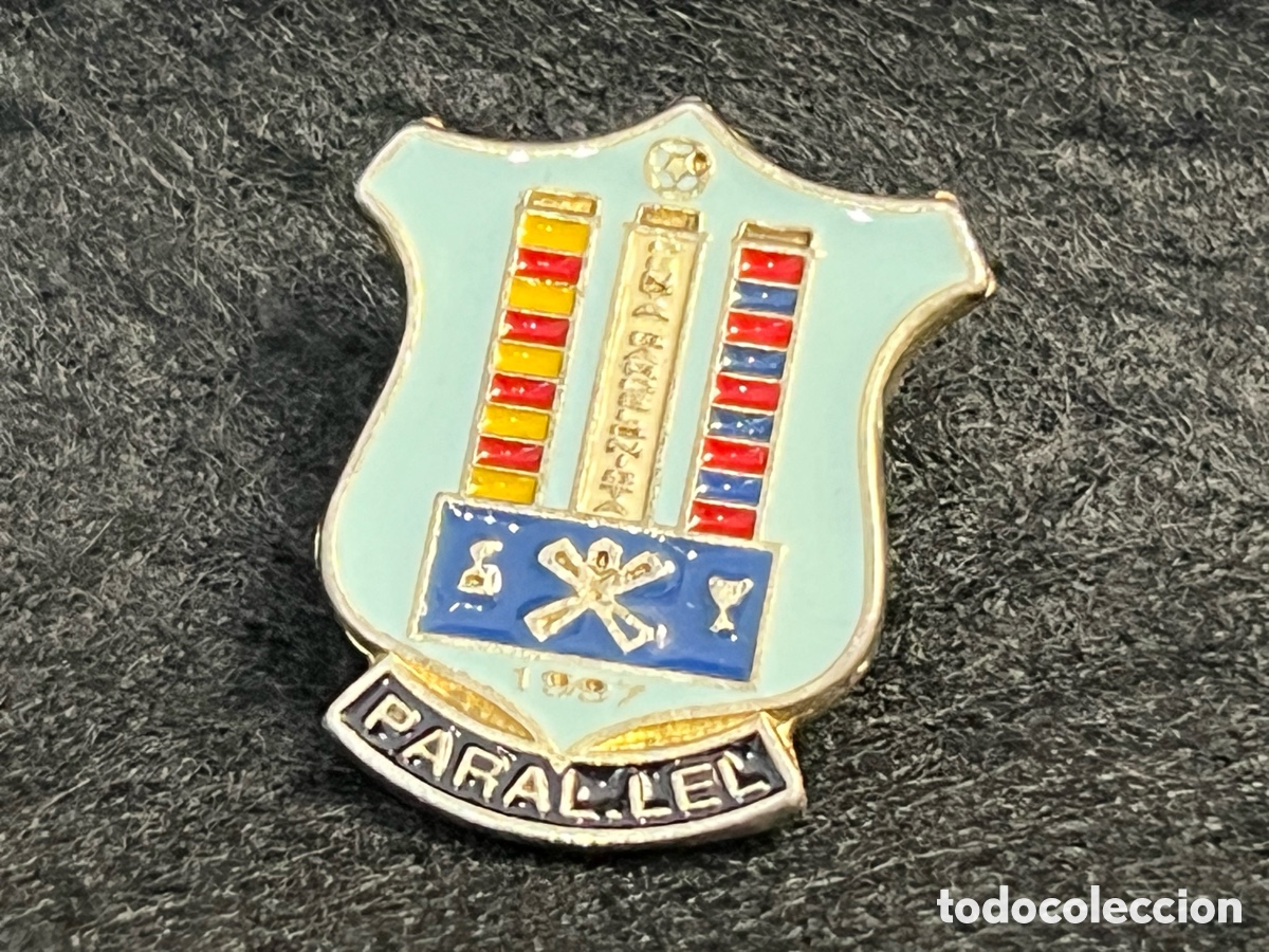 Coleccionismo deportivo: PIN PB PENYA BARCELONISTA PARAL-LEL PE&Ntilde;A FC BARCELONA BAR&Ccedil;A FUTBOL.