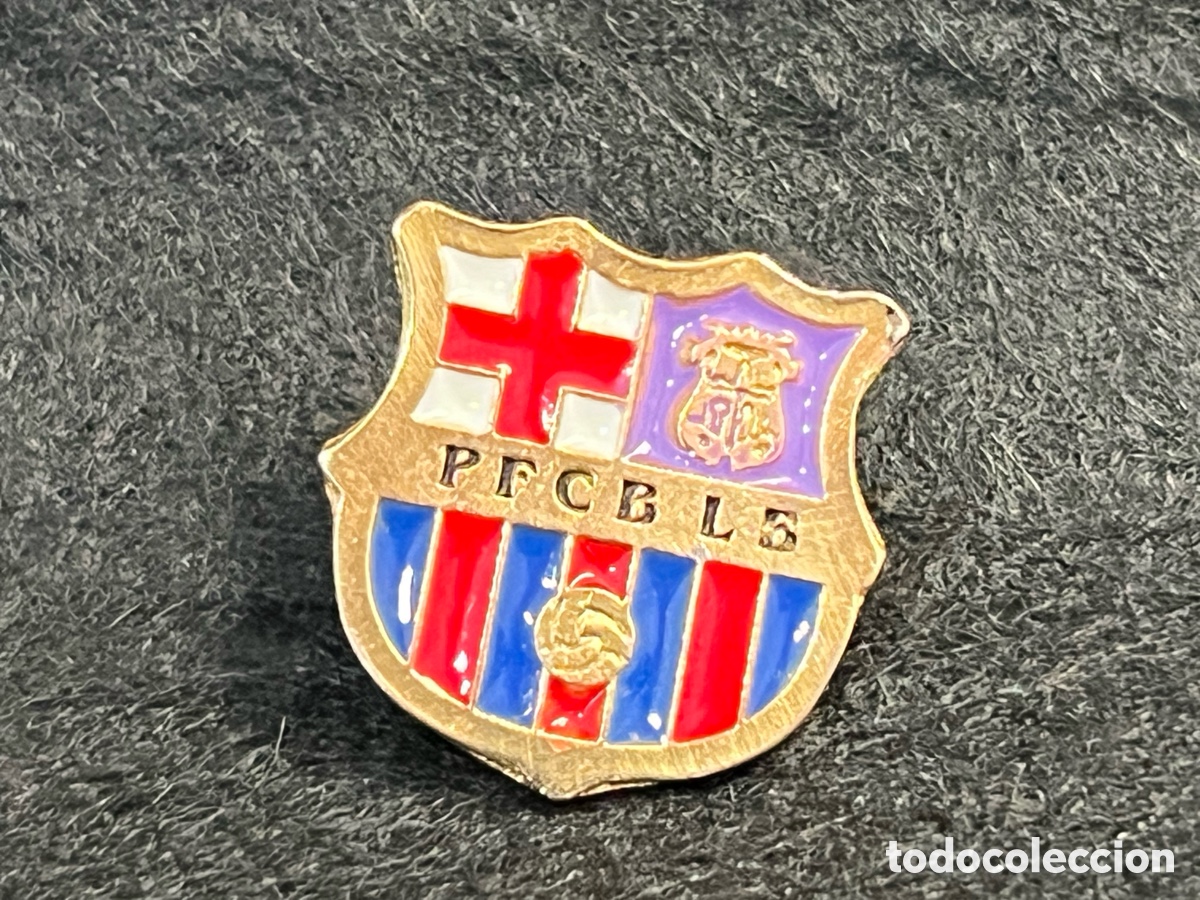 Coleccionismo deportivo: PIN PB PE&Ntilde;A BARCELONISTA LA BA&Ntilde;EZA LEON PENYA FC BARCELONA BAR&Ccedil;A FUTBOL.