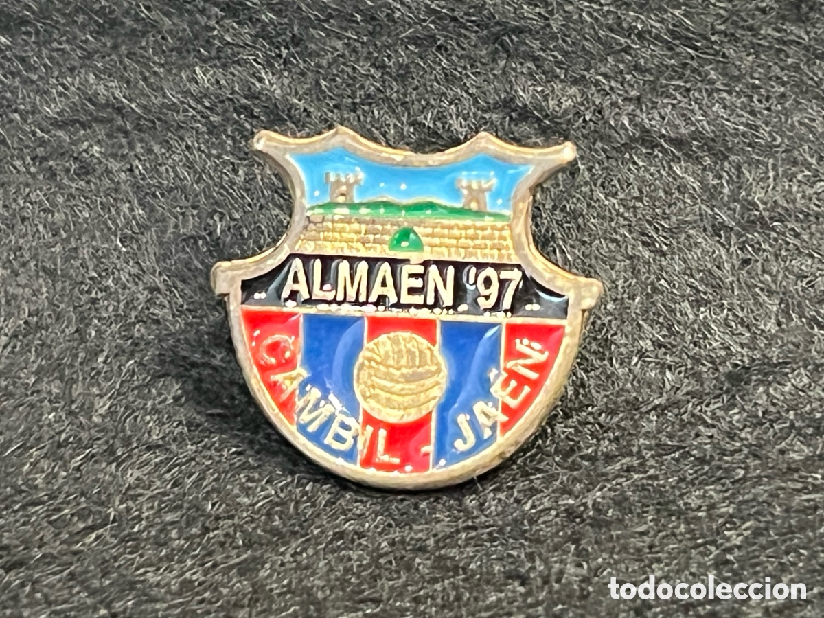 Coleccionismo deportivo: PIN PB PE&Ntilde;A BARCELONISTA ALMAEN 97 CAMBIL JA&Eacute;N ANDALUC&Iacute;A PENYA FC BARCELONA FUTBOL BAR&Ccedil;A