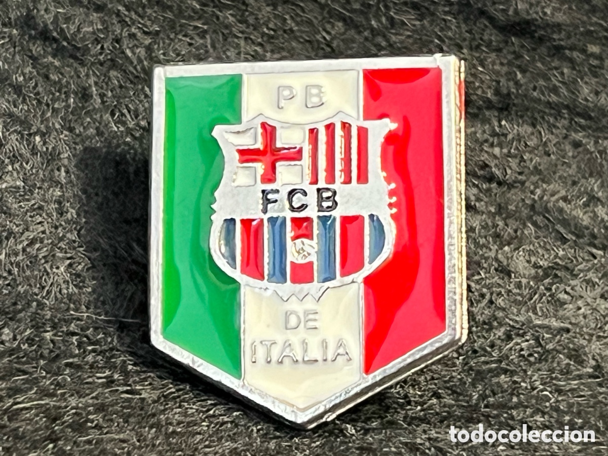 Coleccionismo deportivo: PIN PB PE&Ntilde;A BARCELONISTA DE ITALIA PENYA FC BARCELONA BAR&Ccedil;A FUTBOL.