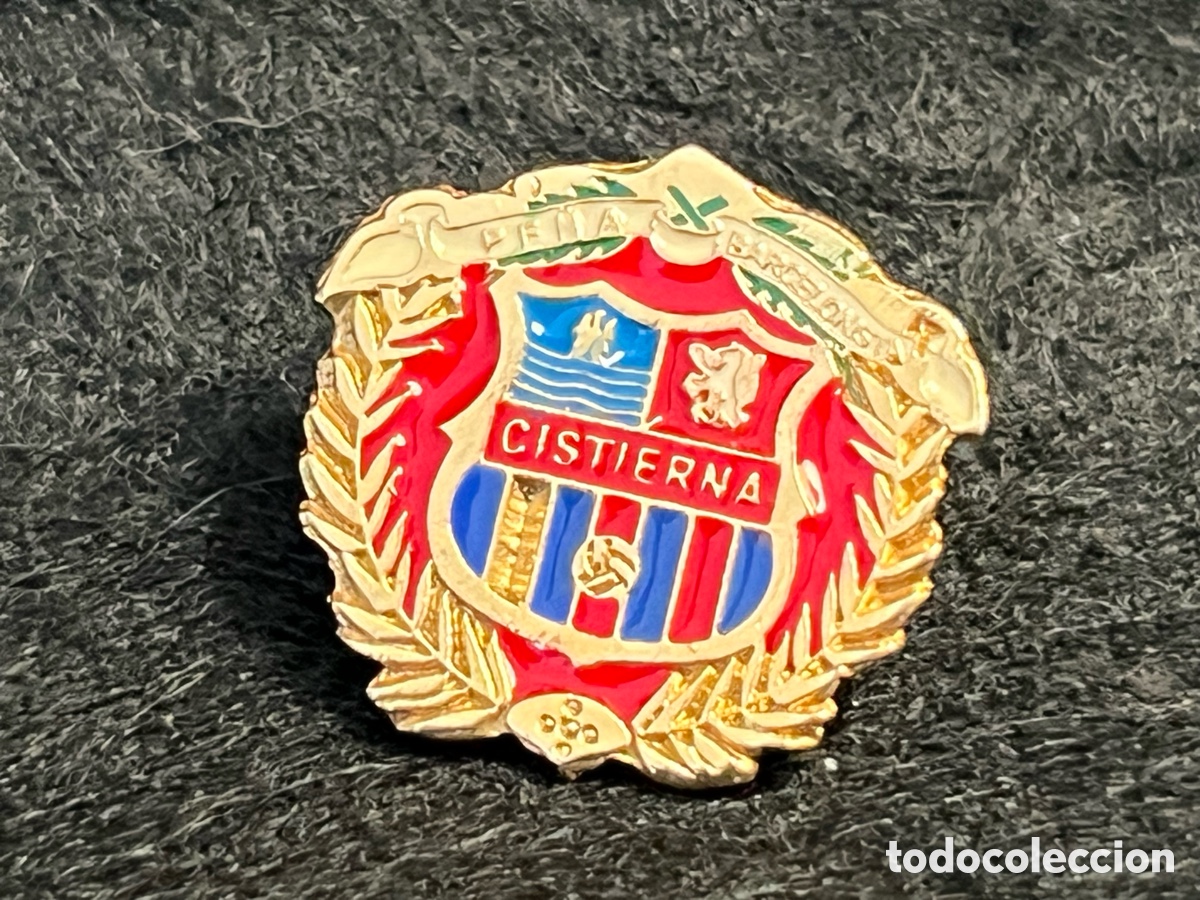 Coleccionismo deportivo: PIN PB PE&Ntilde;A BARCELONISTA CISTIERNA LEON PENYA FC BARCELONA BAR&Ccedil;A FUTBOL.