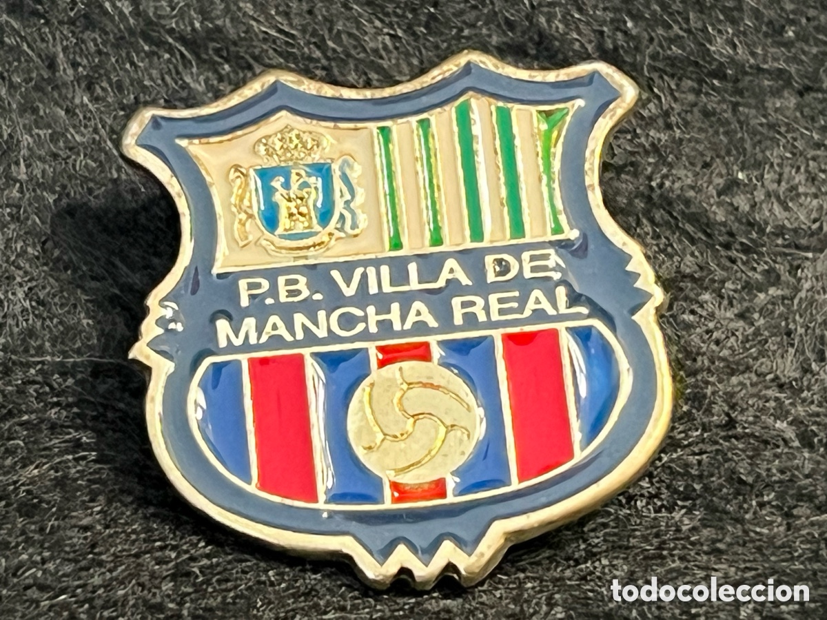 Coleccionismo deportivo: PIN PB PE&Ntilde;A BARCELONISTA VILLA DE MANCHA REAL JA&Eacute;N ANDALUC&Iacute;A PENYA FCCBARCELONA FUTBOL BAR&Ccedil;A.