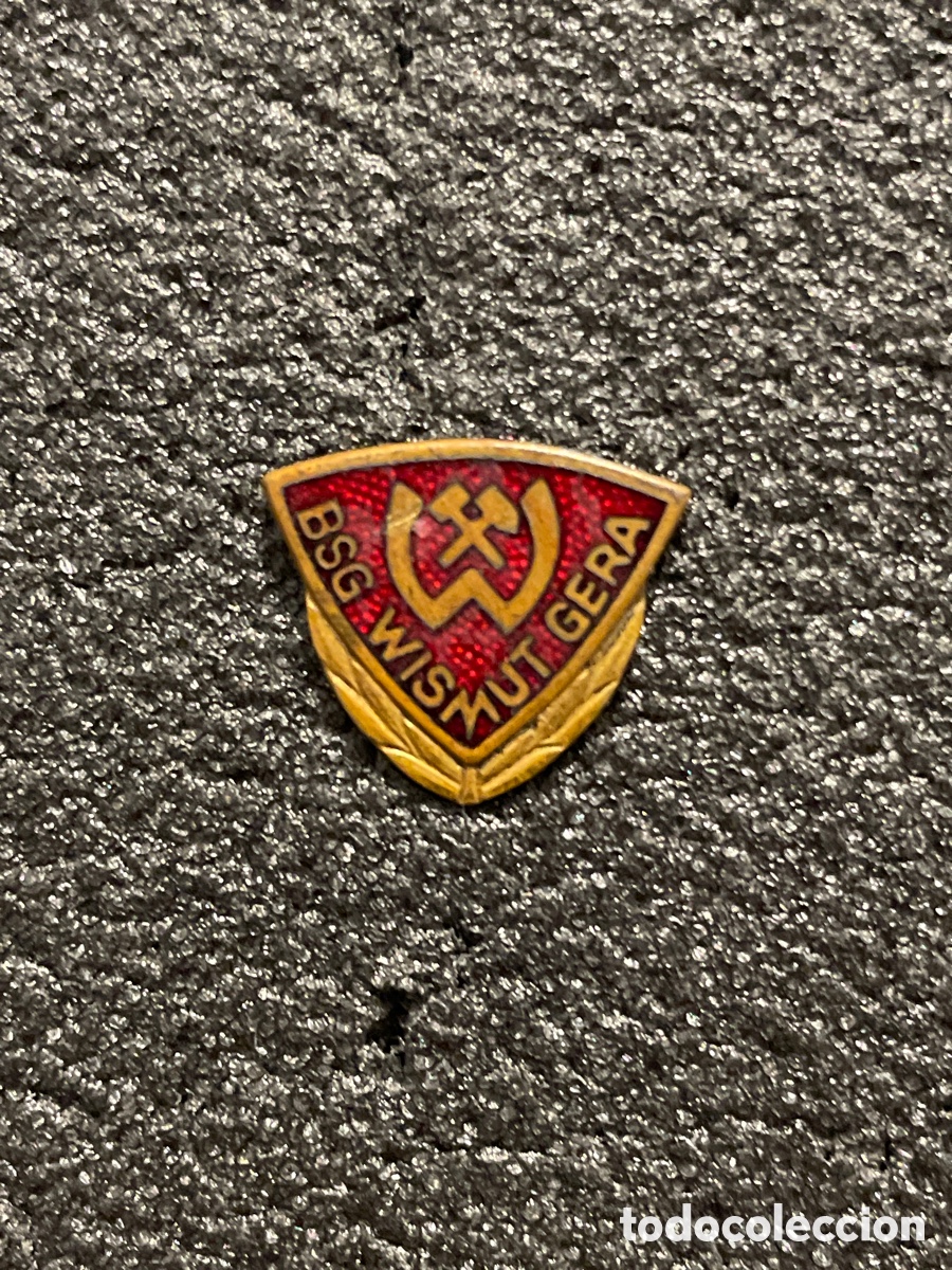 Coleccionismo deportivo: Pin 178 BSG WISMUT GERA - Gera