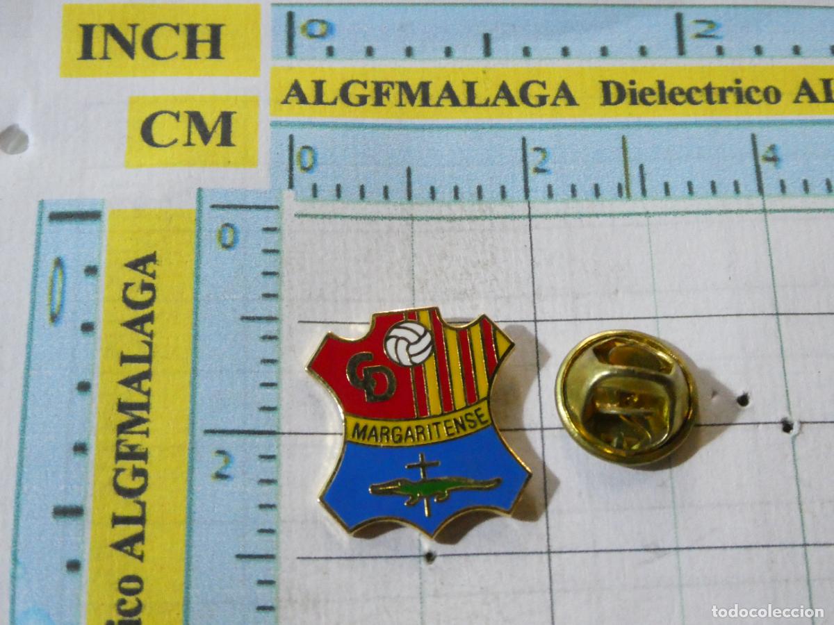 Coleccionismo deportivo: PIN DE DEPORTES. FUTBOL MARGARITENSE SANTA MARGARITA MALLORCA. ESCUDO EQUIPO