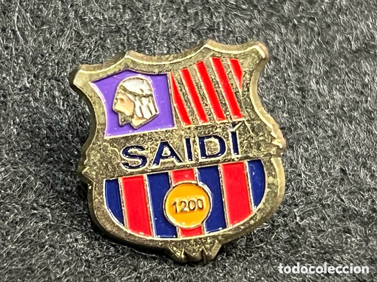 Coleccionismo deportivo: PIN PB PE&Ntilde;A BARCELONISTA SAIDI PENYA FC BARCELONA FUTBOL BAR&Ccedil;A.