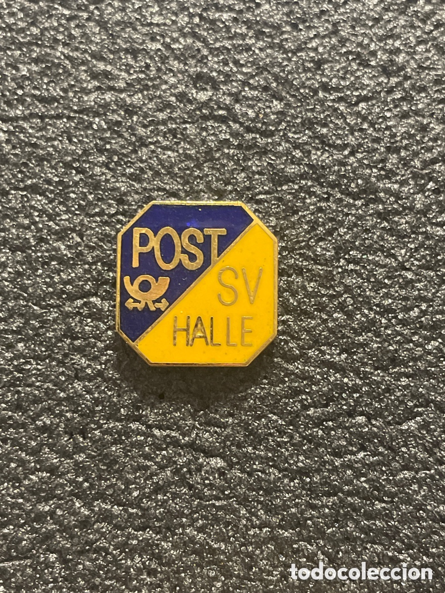 Coleccionismo deportivo: Pin 243 POST SV HALLE - Halle