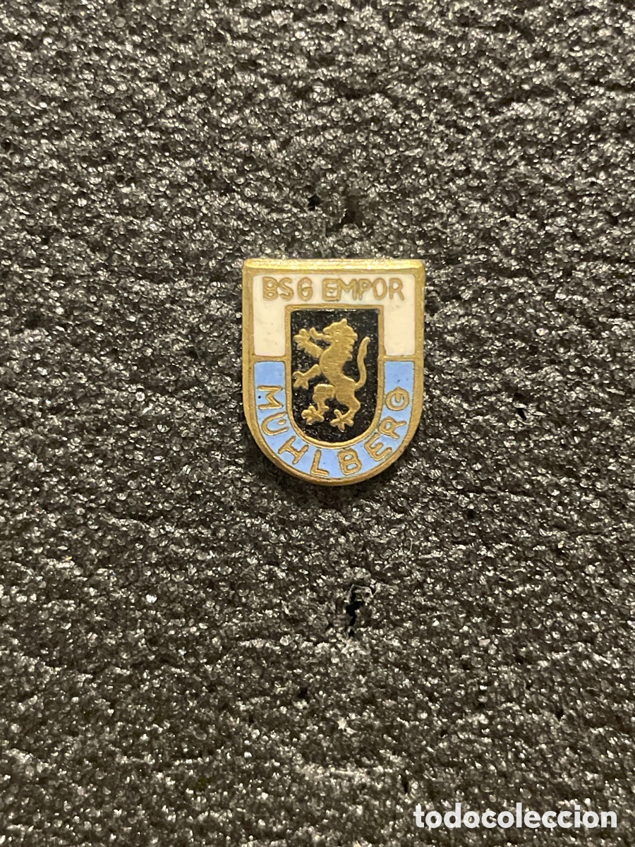 Coleccionismo deportivo: Pin 247 BSG EMPOR MUHLBERG - Muhlberg