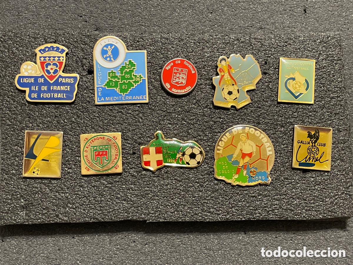 Coleccionismo deportivo: LOTE 4 DE 10 PINS DE FRANCIA