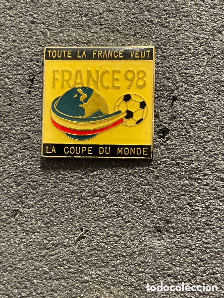 Coleccionismo deportivo: Pin 1 FRANCE 98 - LA COUPE DU MONDE