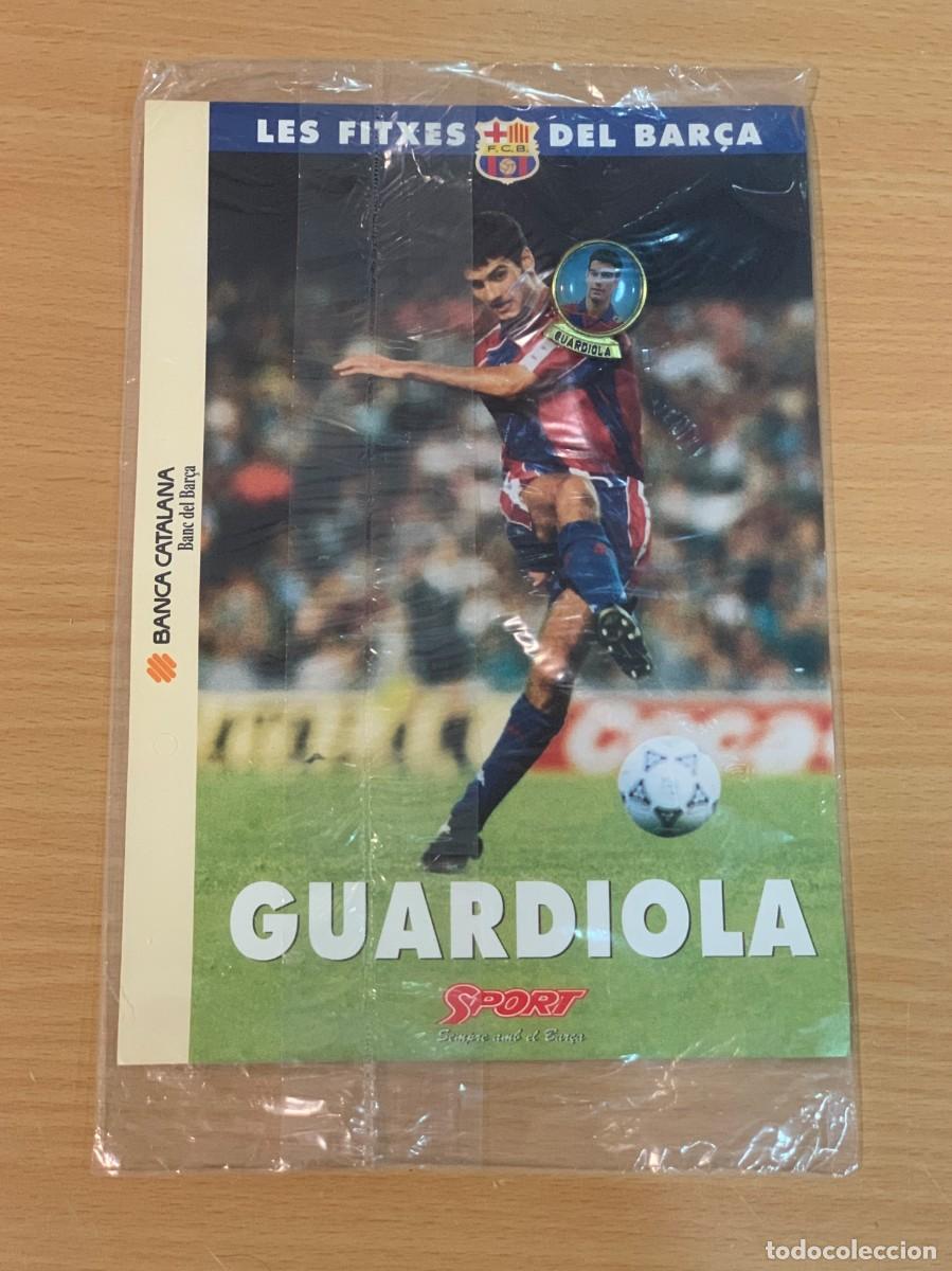 Sammelleidenschaft Sport: PIN F&Uacute;TBOL - PEP GUARDIOLA (1992) DE LES FITXES DEL BAR&Ccedil;A / FC BARCELONA DE COLECCI&Oacute;N SPORT. SELLADO