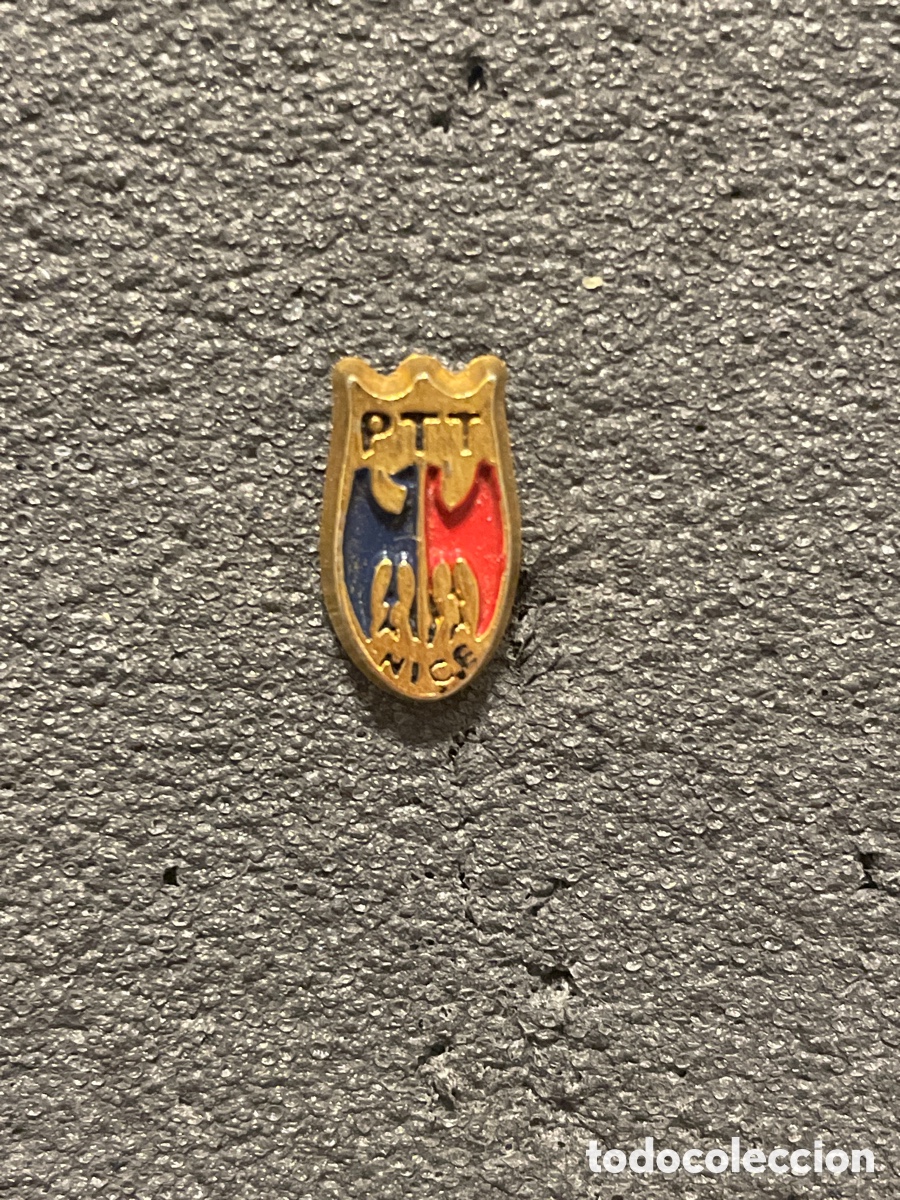 Coleccionismo deportivo: Pin 45 A.S. PTT NICE COTE D&rsquo;AZUR - Niza