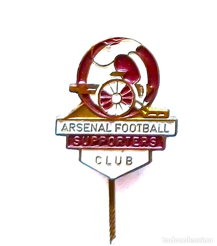 Coleccionismo deportivo: ARSENAL FC SUPPORTERS LONDON ENGLAND ULTRA PIN INSIGNIA METAL ALFILER ANTIGUA CUIDADA BADGE SPE71R