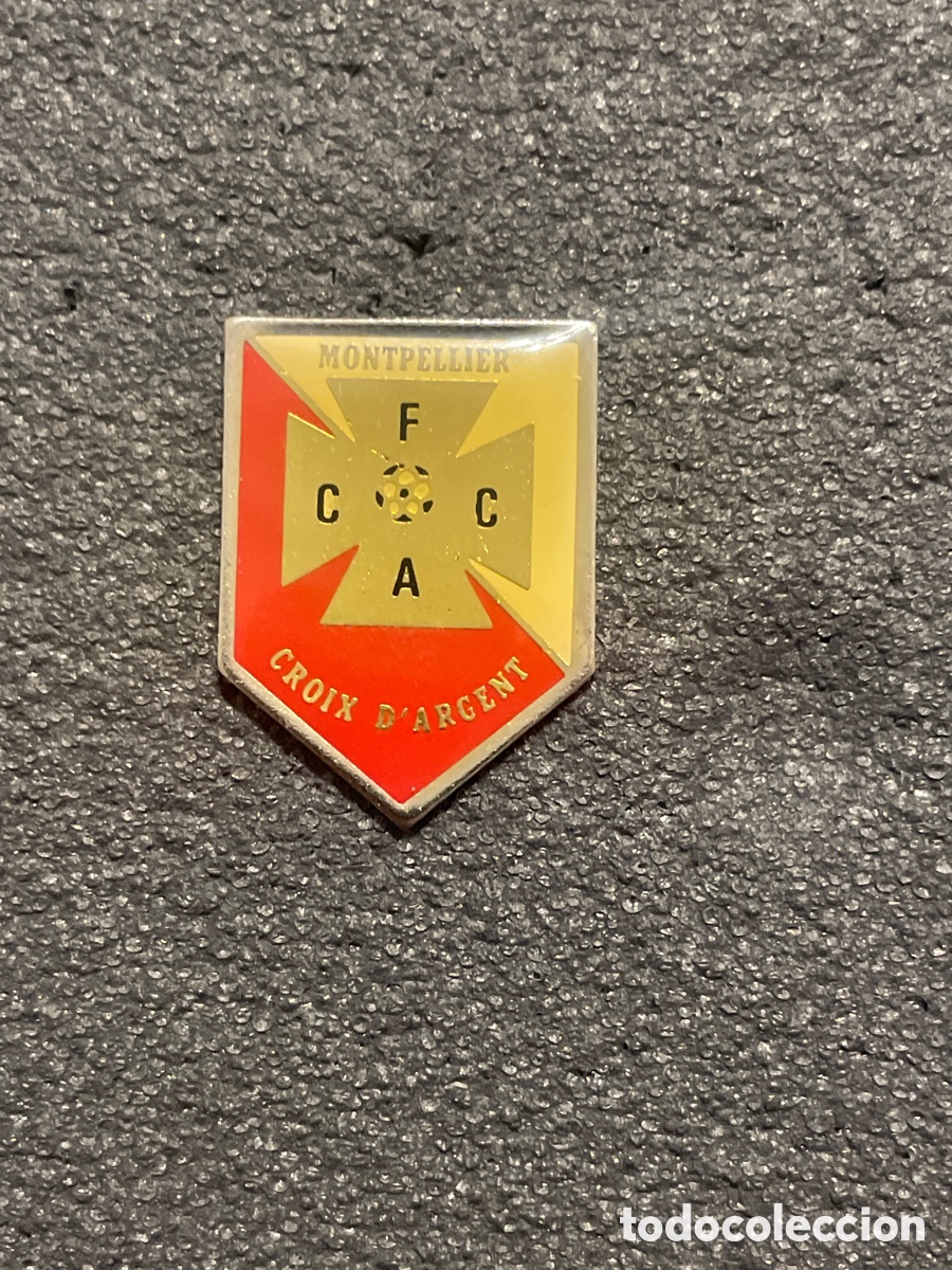 Coleccionismo deportivo: Pin 103 F.C. CROIX D&rsquo;ARGENT - Montpellier