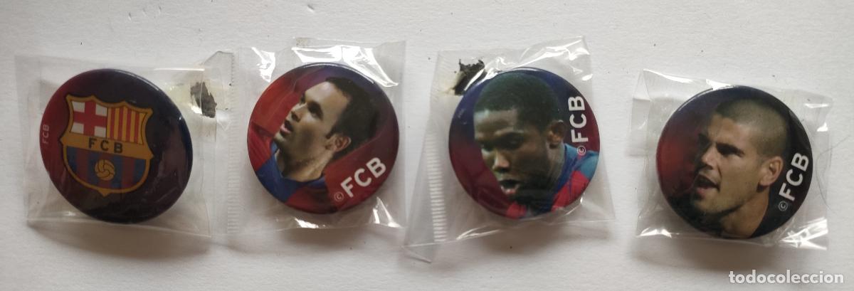 Coleccionismo deportivo: LOTE DE CHAPAS DEL F.C. BARCELONA